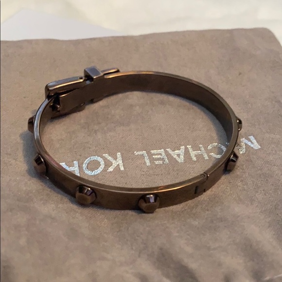 Michael Kors Astro Bronze Buckle Bangle - Picture 3 of 5